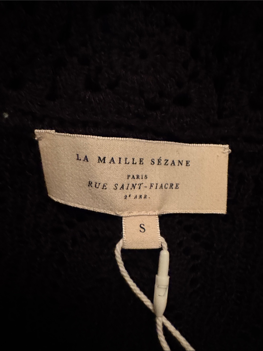 Sezane Artie Jumper Noir - Picture 7 of 8